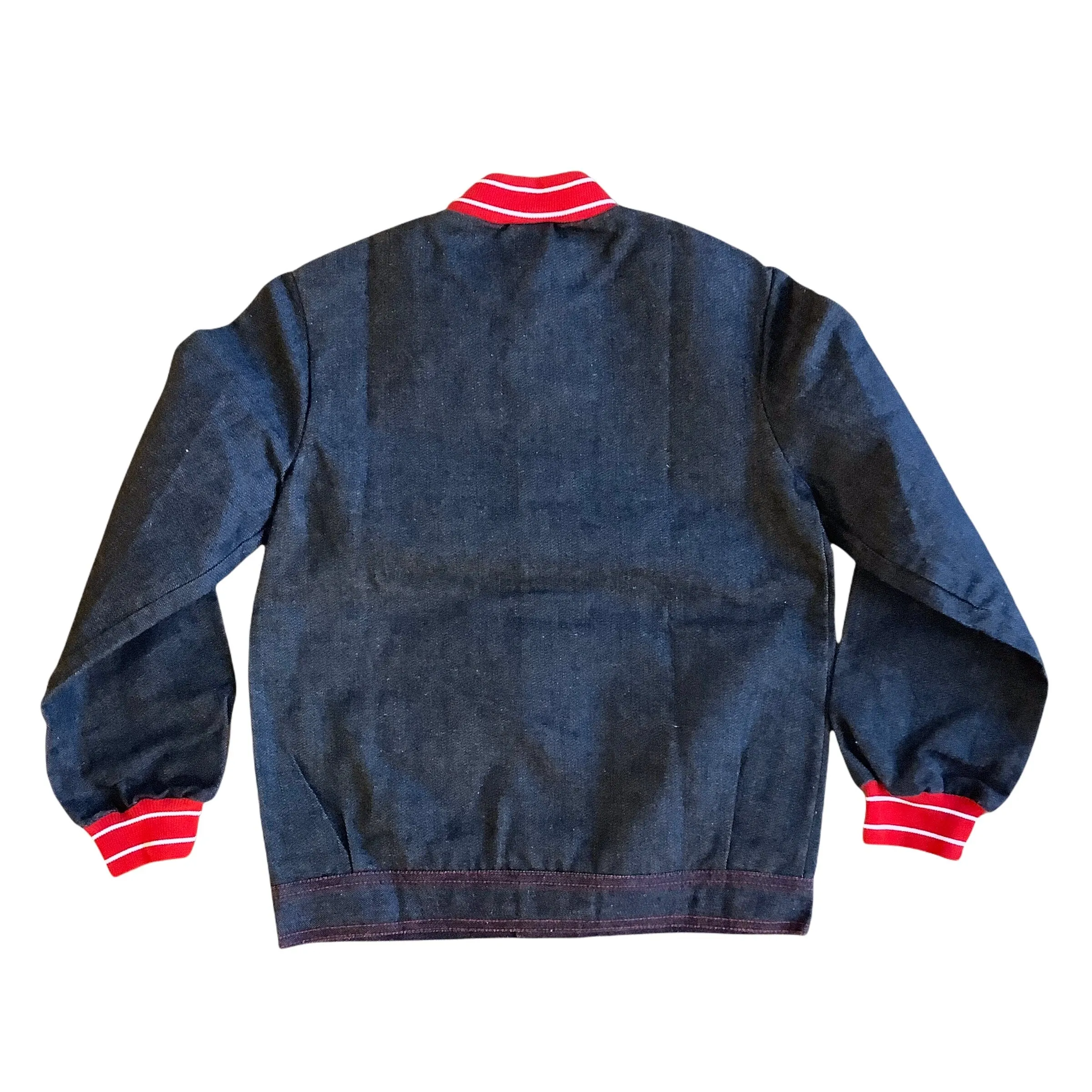 1970's "Z"  Denim Varsity Jacket 5-6Y