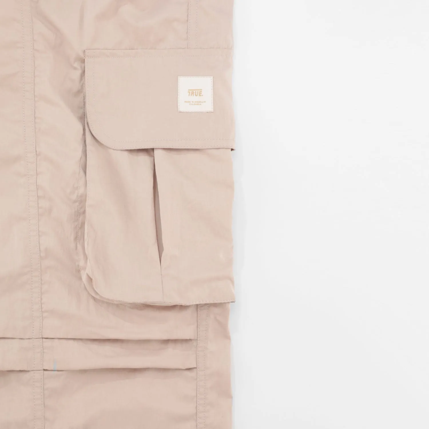 Active Parachute Cargo Pants - Sand