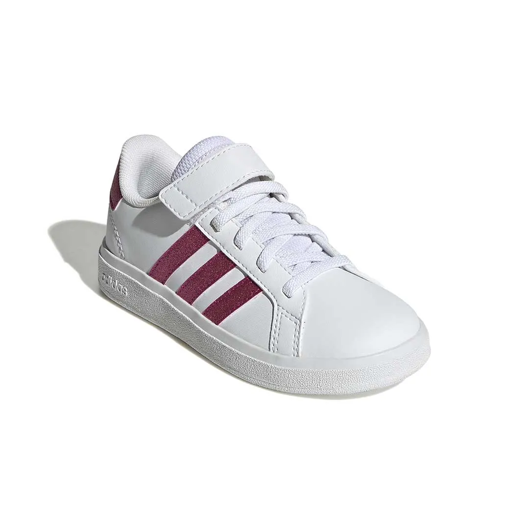 adidas - Kids' (Preschool) Grand Court Elastic Lace Shoes (GX7159)