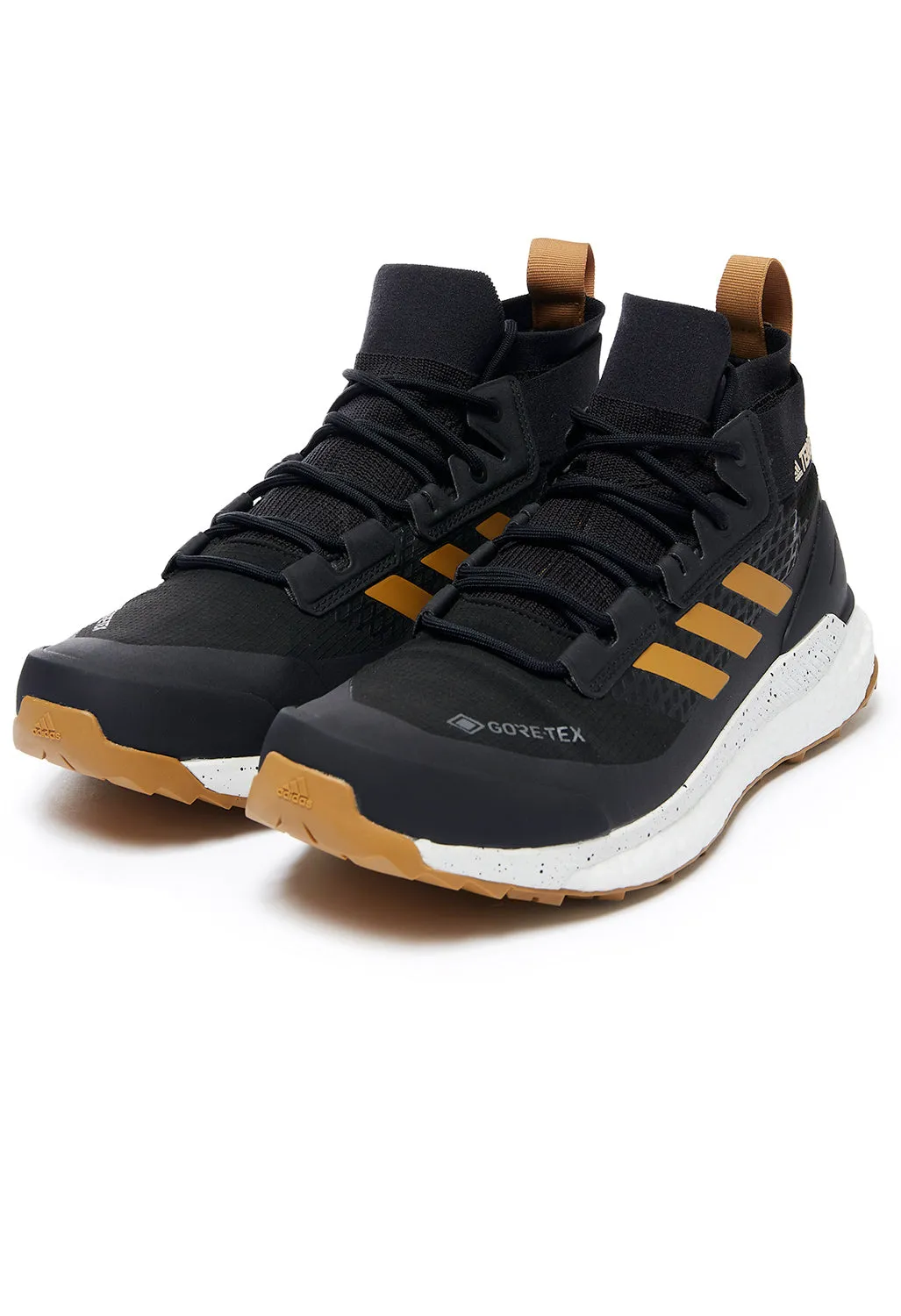 adidas Terrex Free Hiker GORE-TEX Men's Boots - Core Black/Mesa/Crystal White