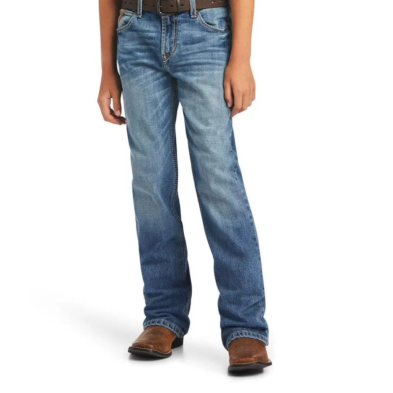 Ariat Jeans Boys B4 Relaxed Boot Cut Merrick Rattler