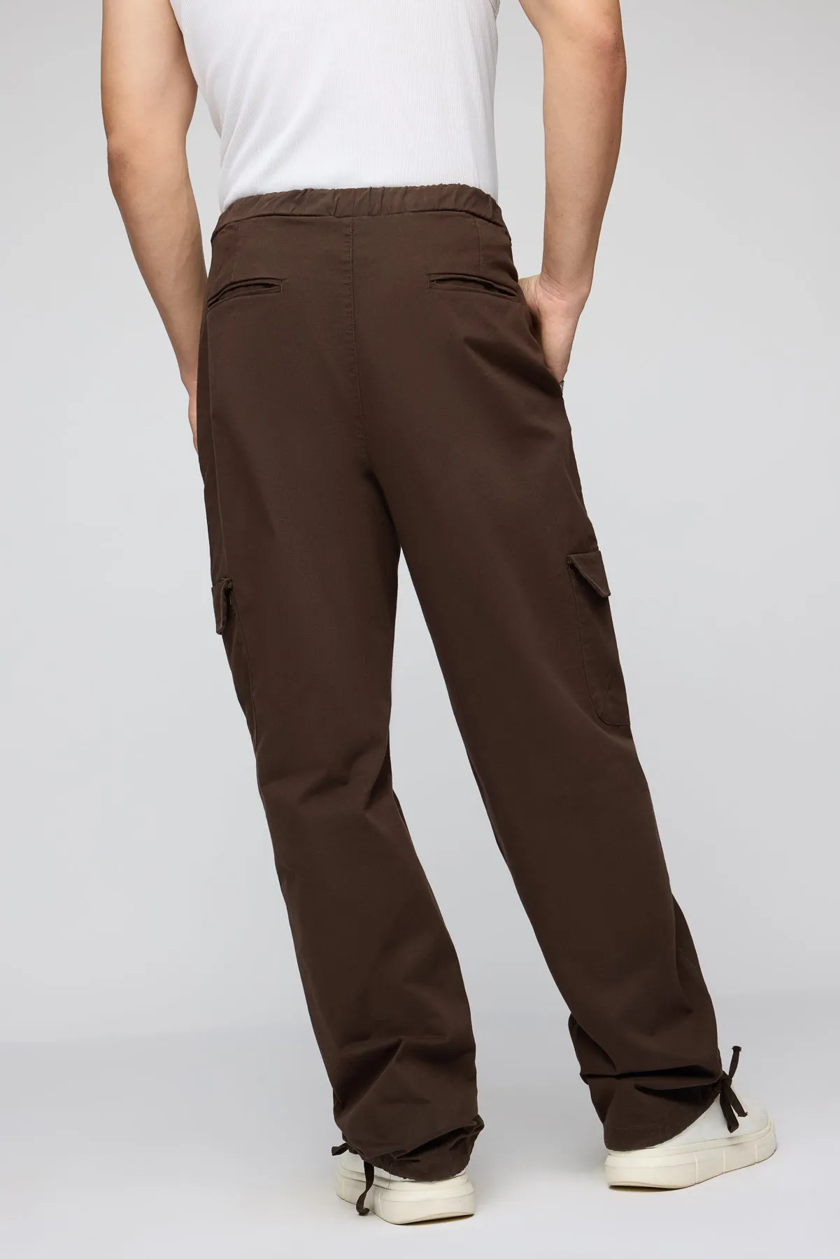 Aztec Brown Men's Relaxed Fit Cargo Pants