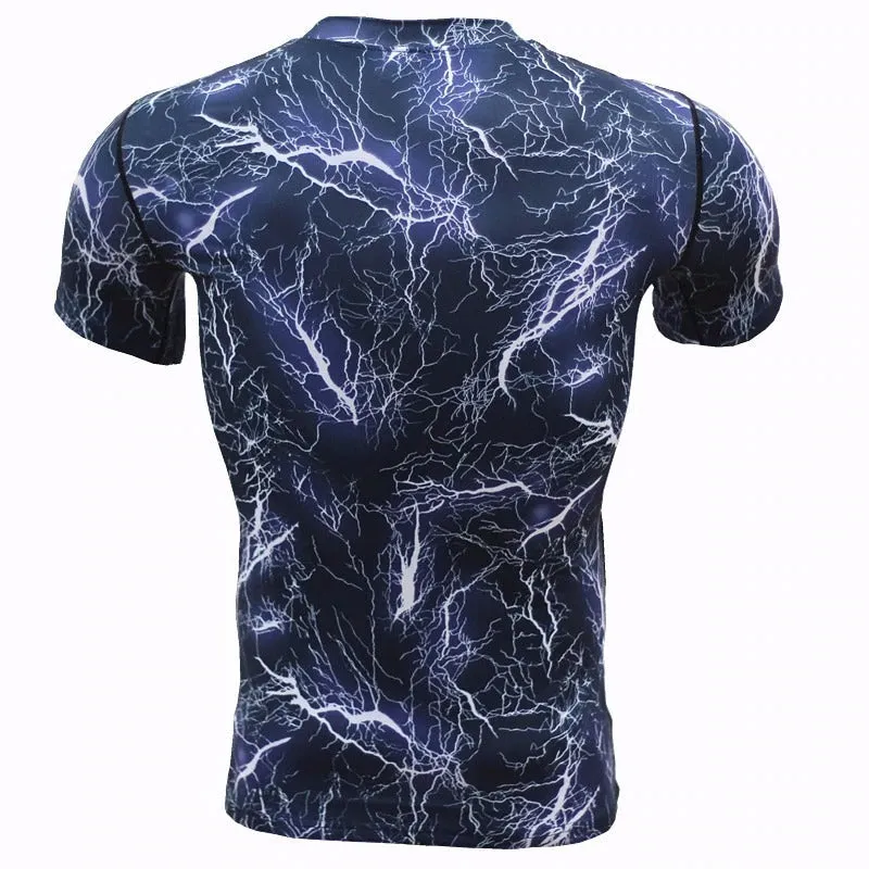 Base Layer Camouflage Crossfit Fitness Quick Dry Tight T-Shirts Tops & Tees