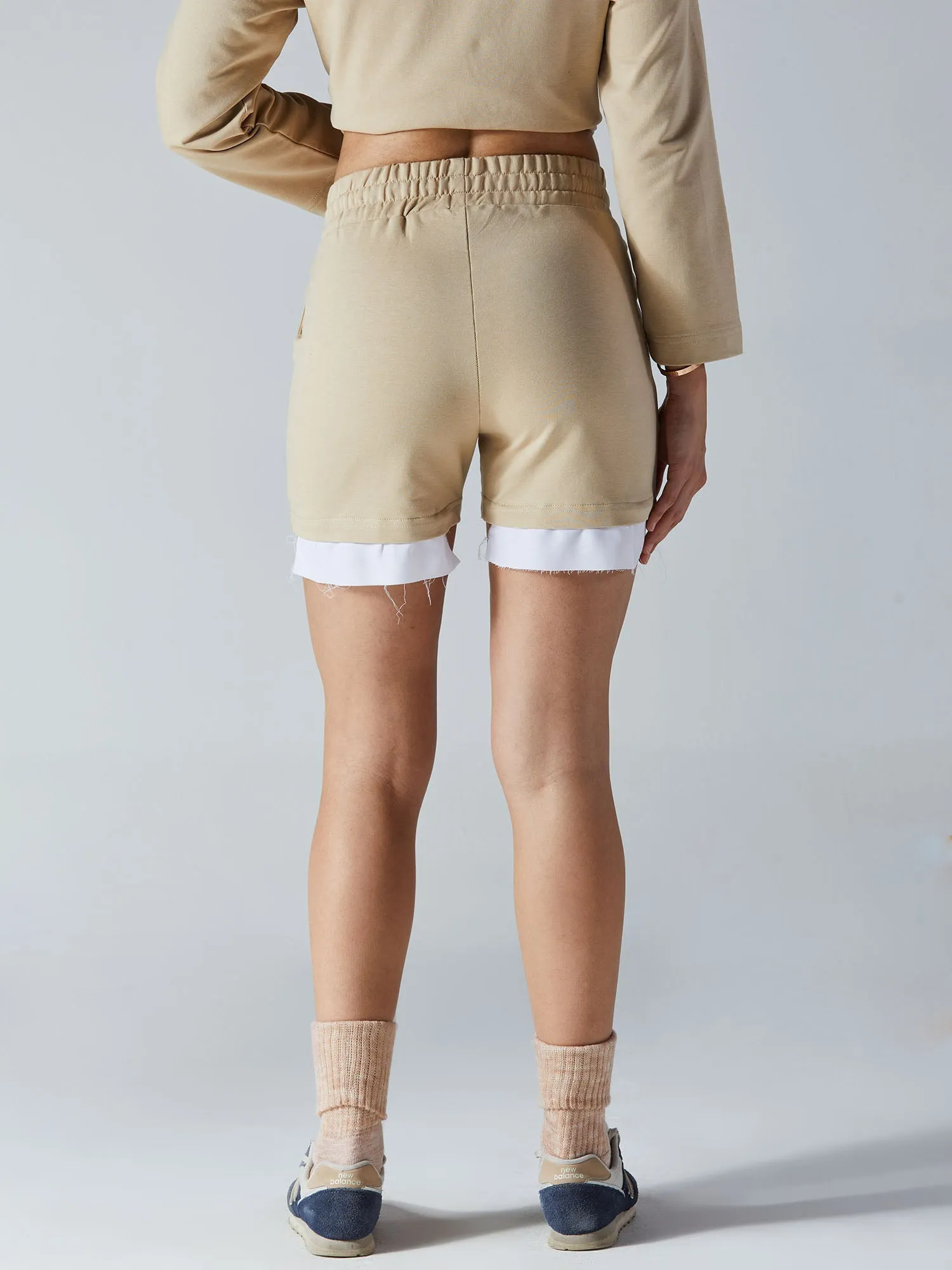 Beige ZenFeel Shorts