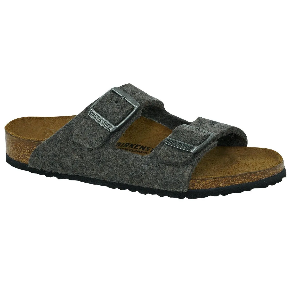 Birkenstock Kids' Arizona Sandals Wool Felt Grey Elk 28 N