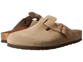 BIRKENSTOCK UNISEX Boston Soft Footbed (Taupe - Regular Fit)