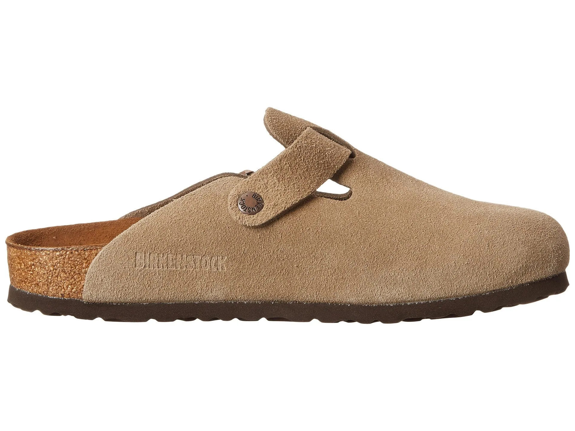 BIRKENSTOCK UNISEX Boston Soft Footbed (Taupe - Regular Fit)