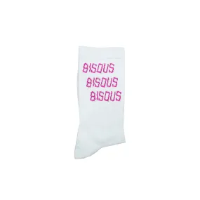 Bisous x 3 Socks (White/Pink)