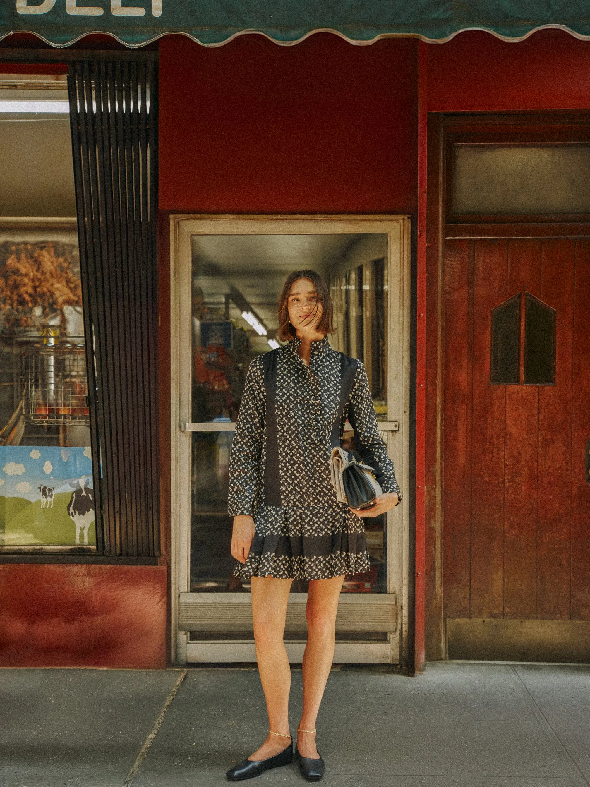 Black Augusta Ballet Flats