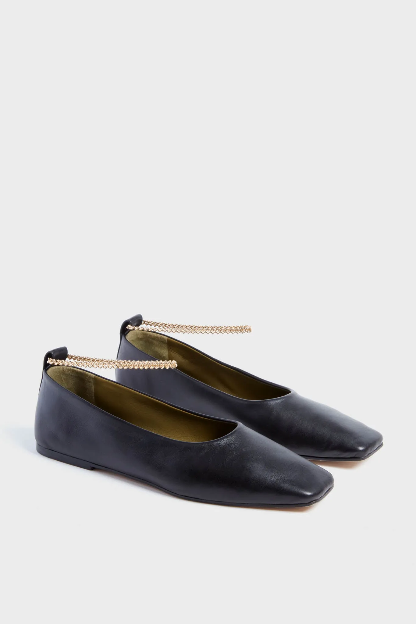 Black Augusta Ballet Flats