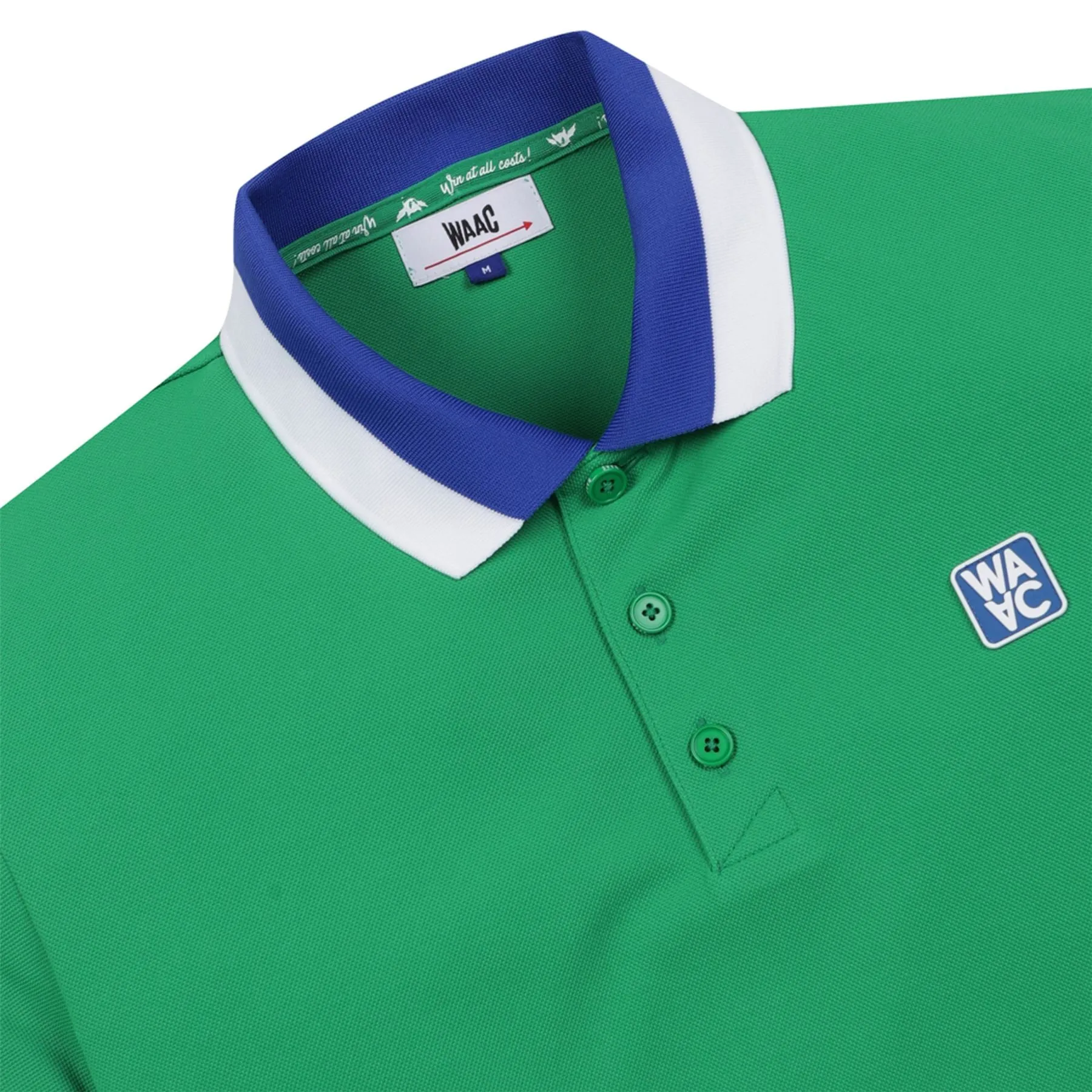 Block Collar SS Polo Green - W23