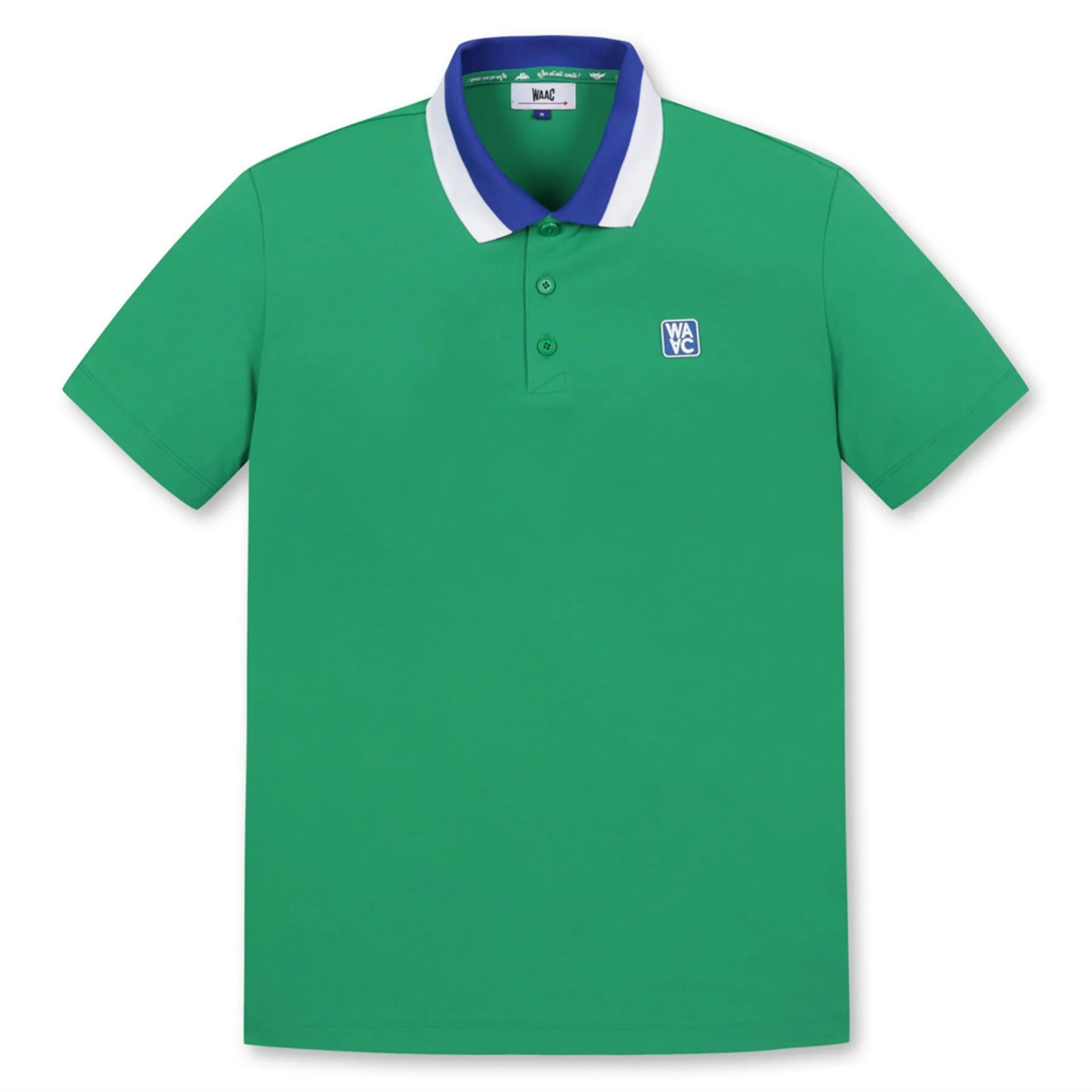 Block Collar SS Polo Green - W23