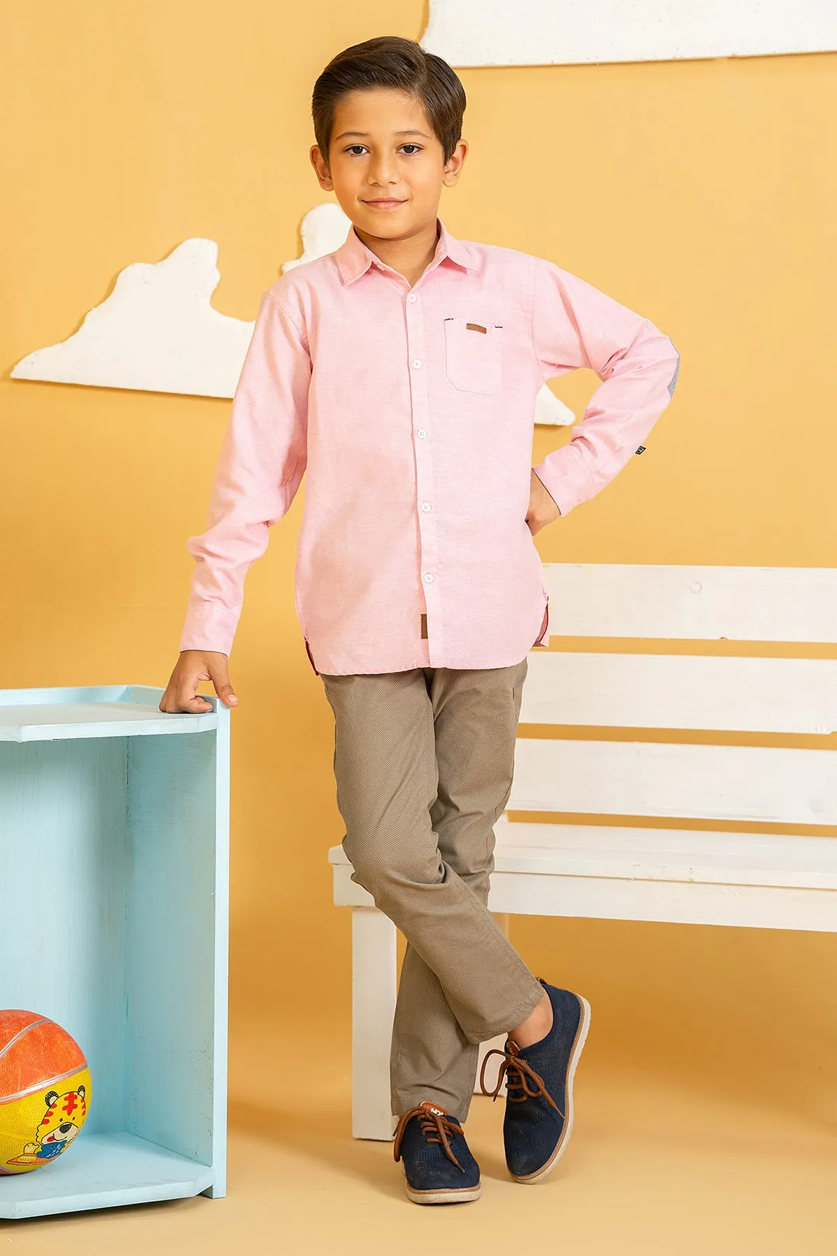 Boys SAMIR Twill Straight Pant