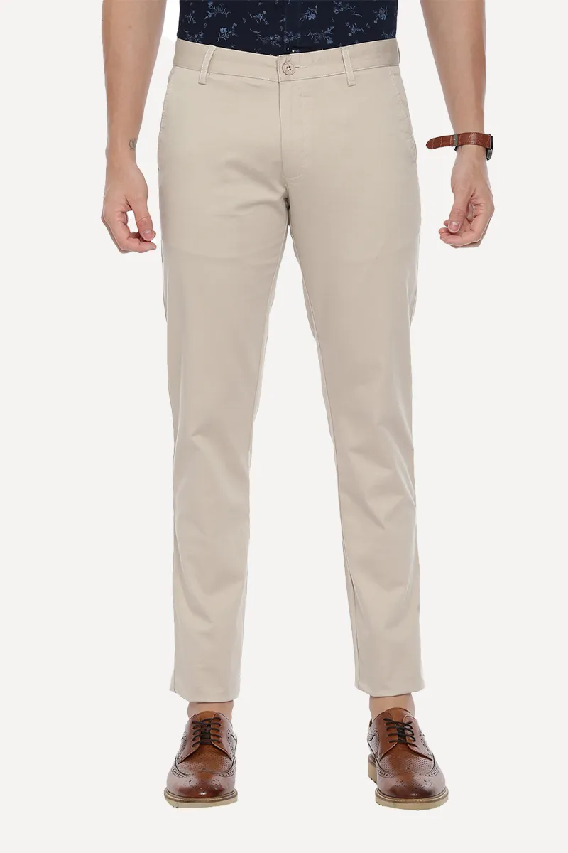 Bronx Chinos - Light Beige and Black Pack of 2 Trousers For Men | Ariser