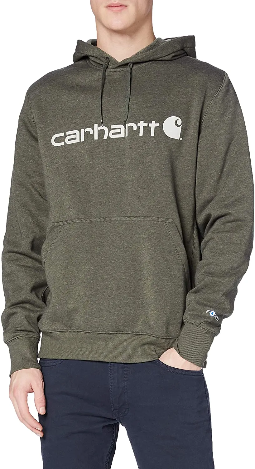 Carhartt Men's Force Relaxed Fit Midweight Logo Graphic Sweatshirt