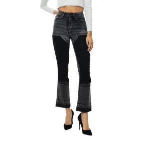 Carpenter Fashion Denim Pants - Shooting Star Black