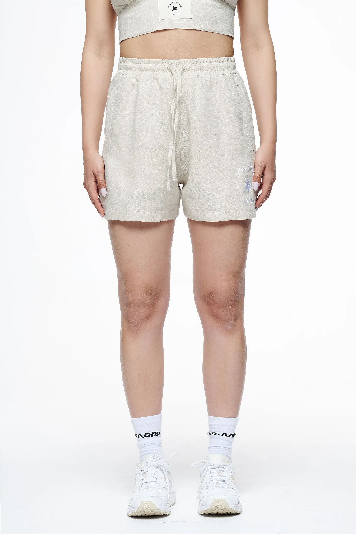 Ceria Canvas Shorts Unbleached