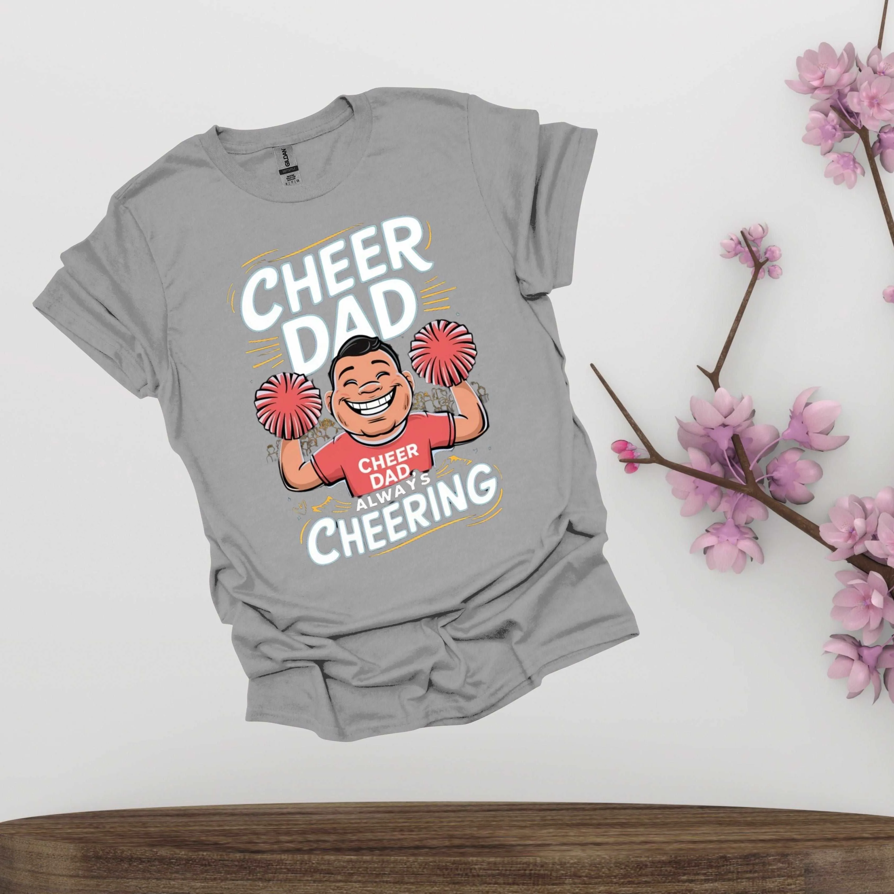 Cheer Dad Shirt - Fathers Always Cheering