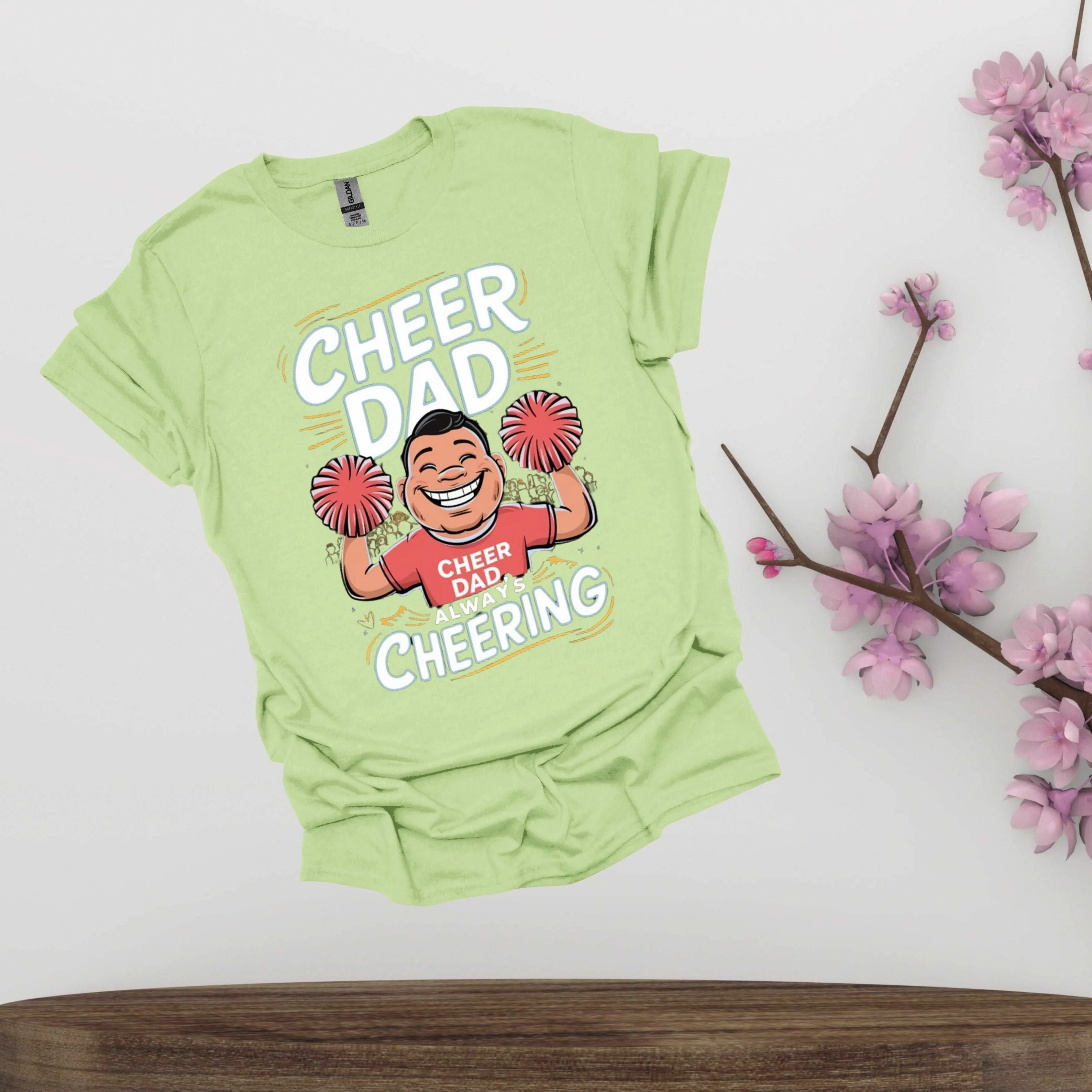 Cheer Dad Shirt - Fathers Always Cheering