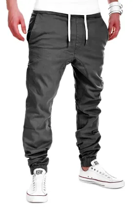 Chino-Joggers Dunkelgrau 60