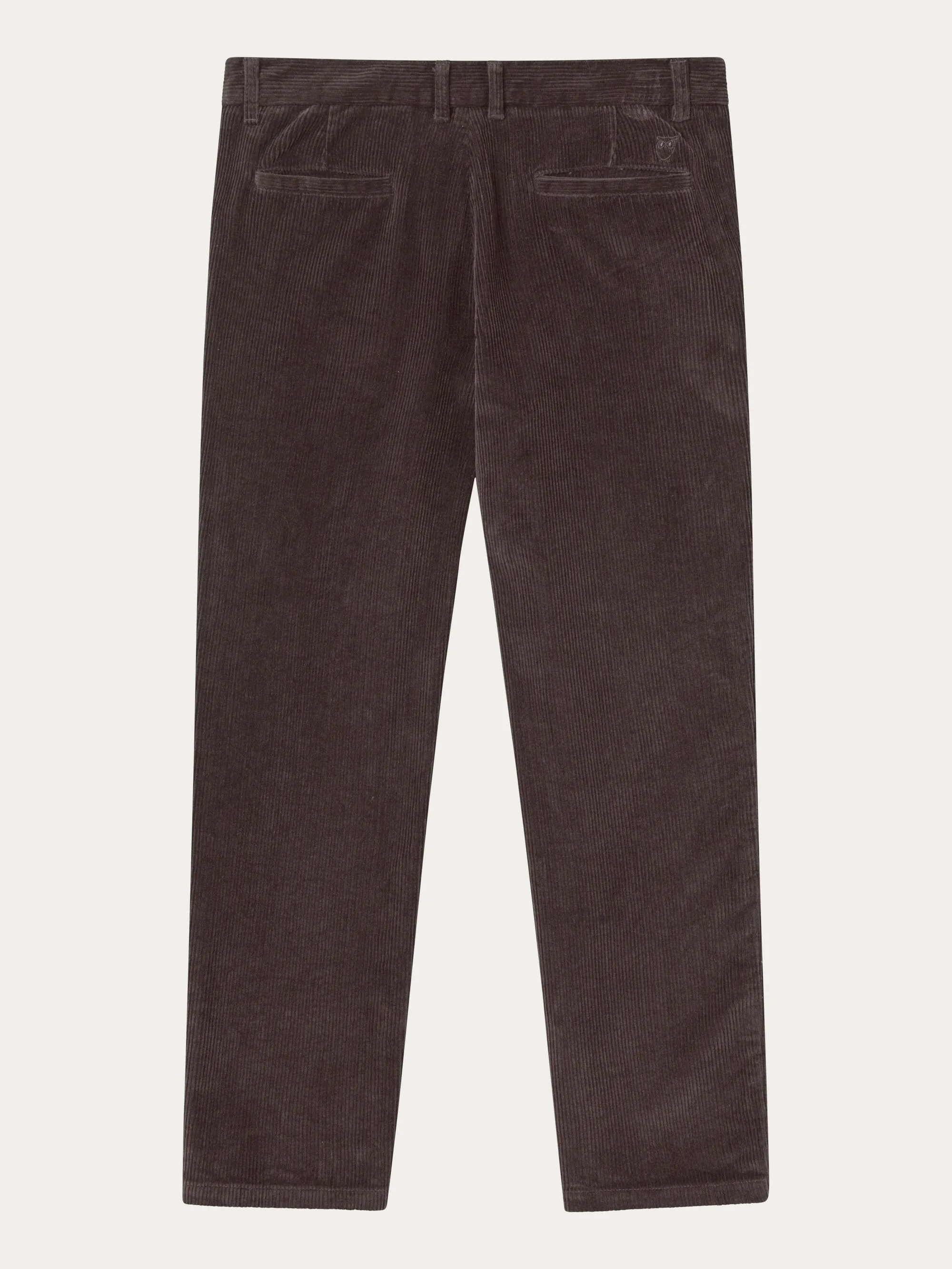 CHUCK regular 8-wales corduroy chino pants - Chocolate Plum