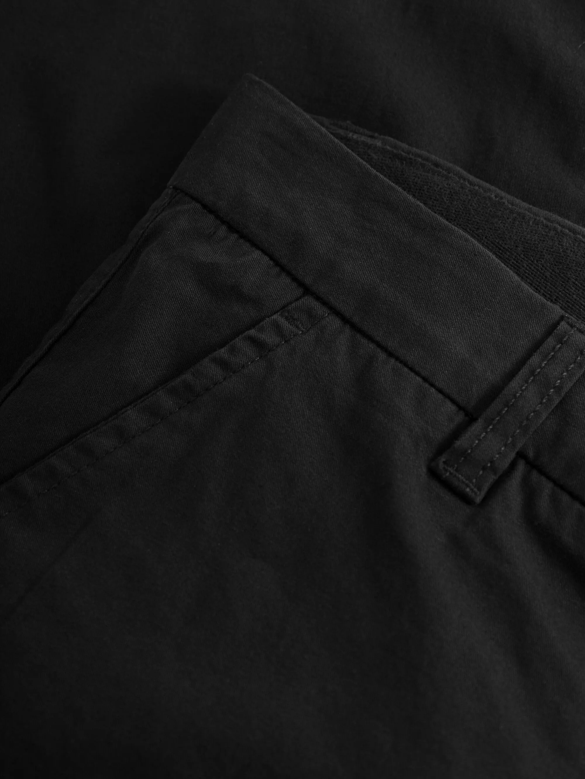 CHUCK regular chino poplin pant - Black Jet