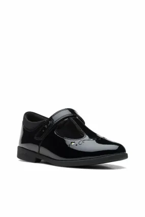 Clarks Magic Step Lo kid black patent