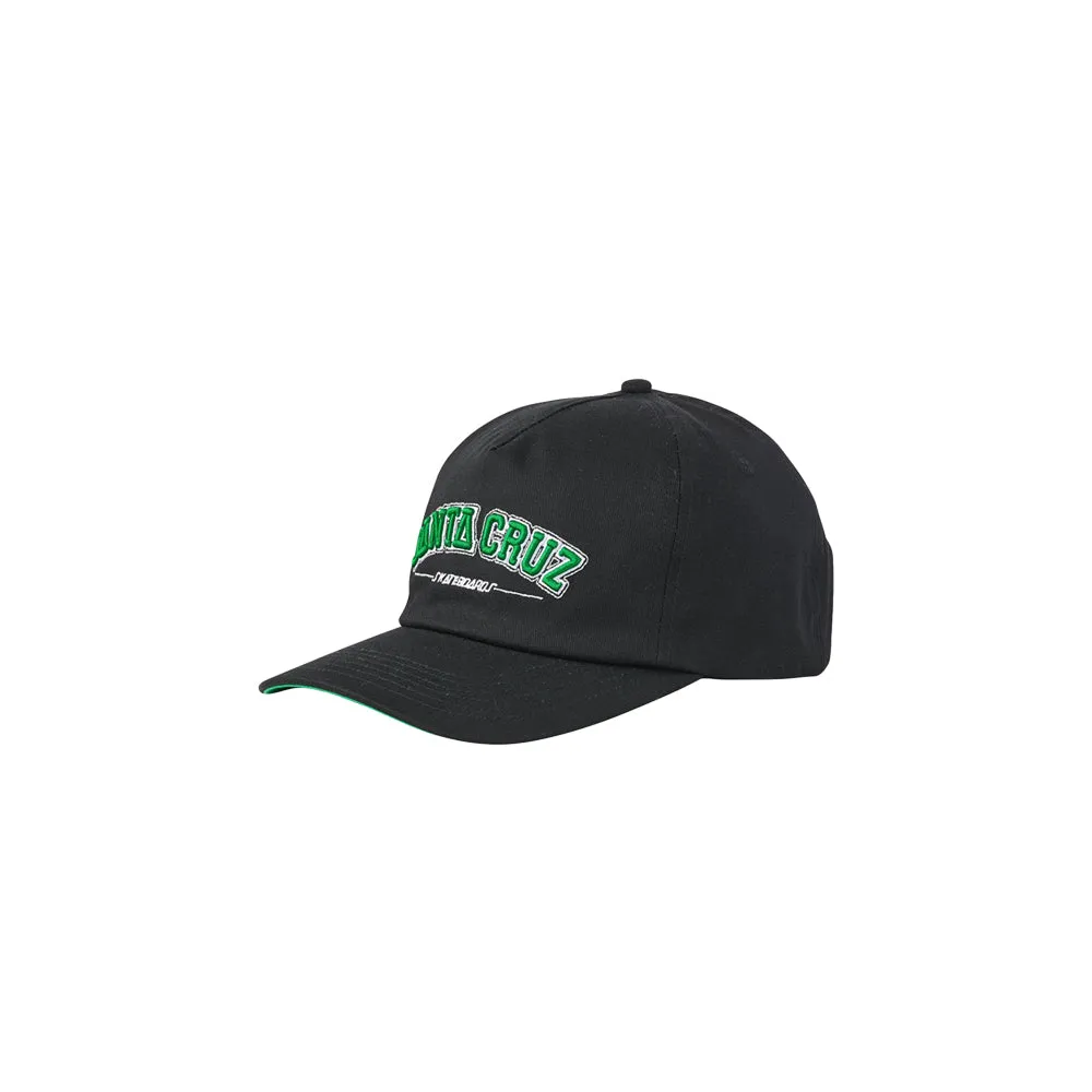 Collegiate Strapback Unstructured Low Hat Eco (Black)