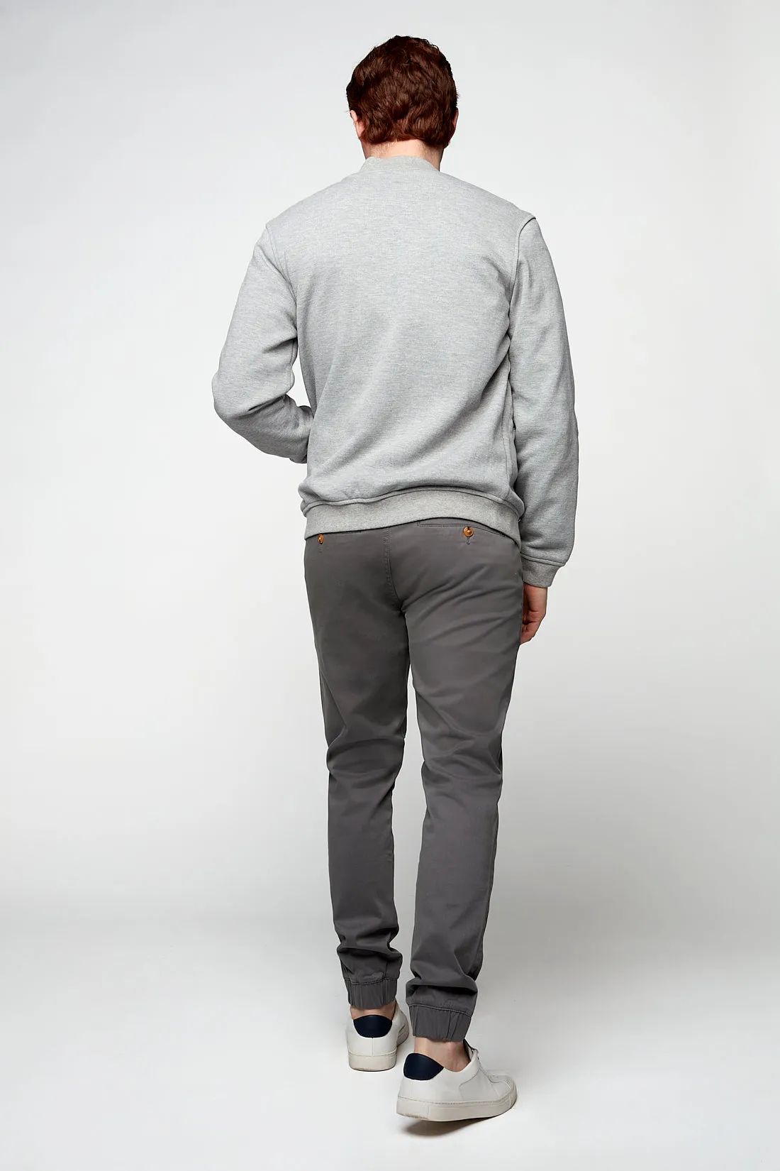 COOPER -  Slim Fit Chino Jogger - Dark Grey