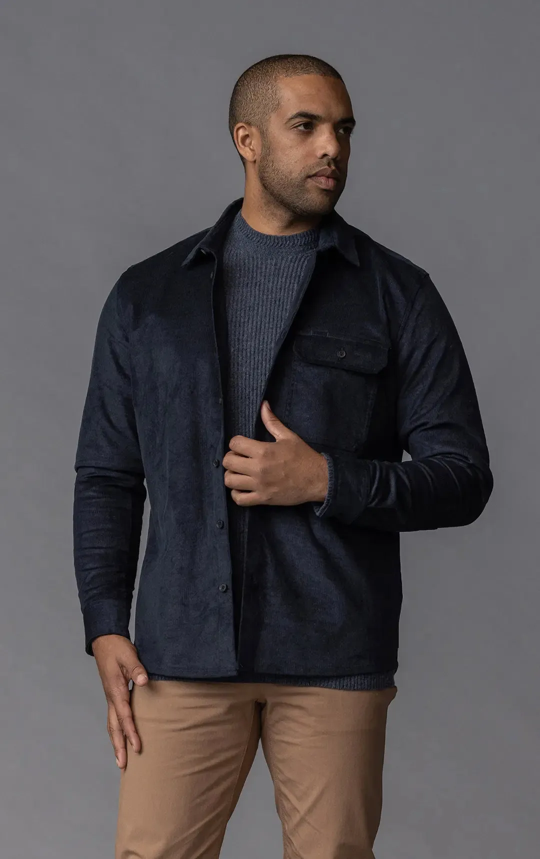 CORDUROY OVERSHIRT - CLEARANCE