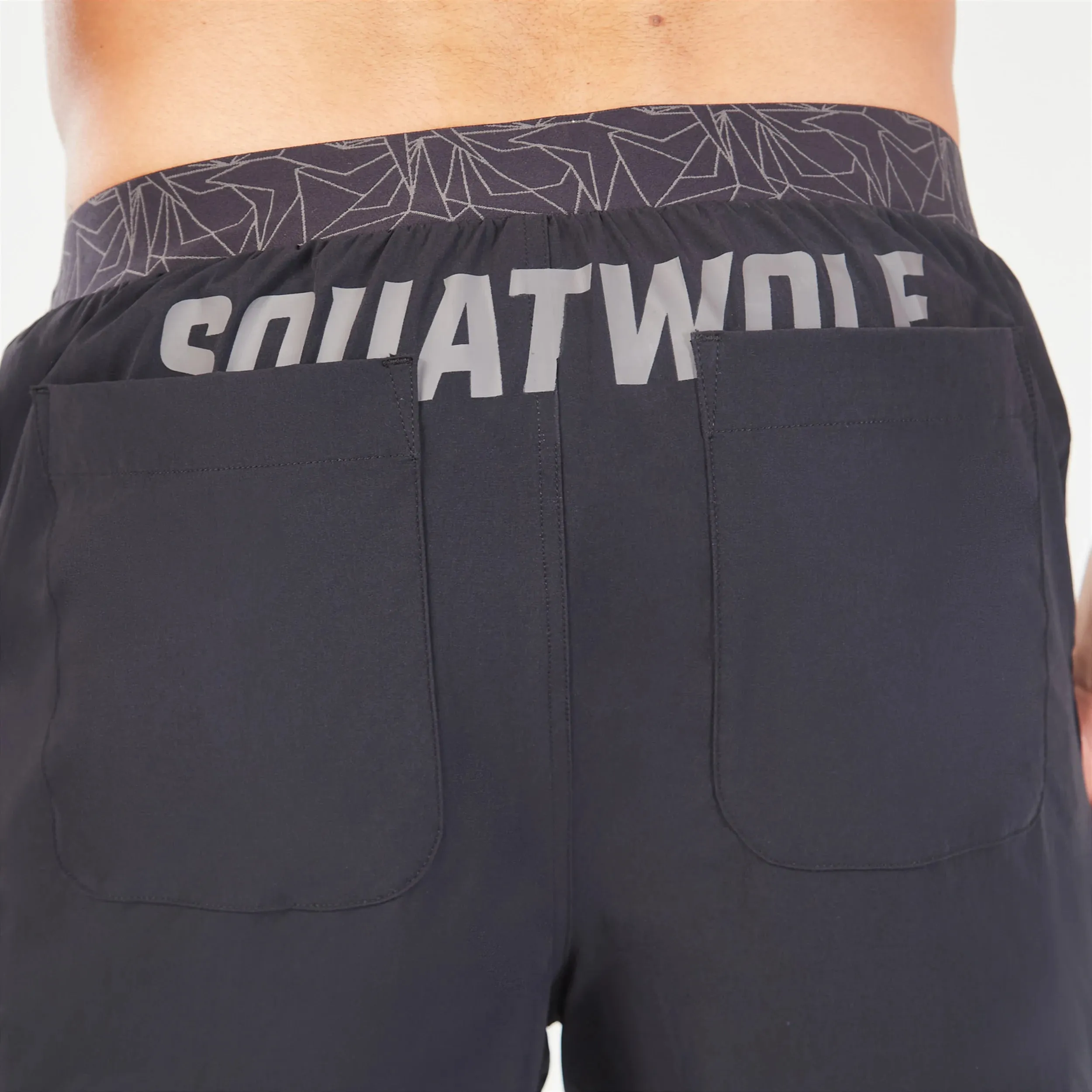 Core 7 Inch 2-in-1 Wordmark Shorts - Black