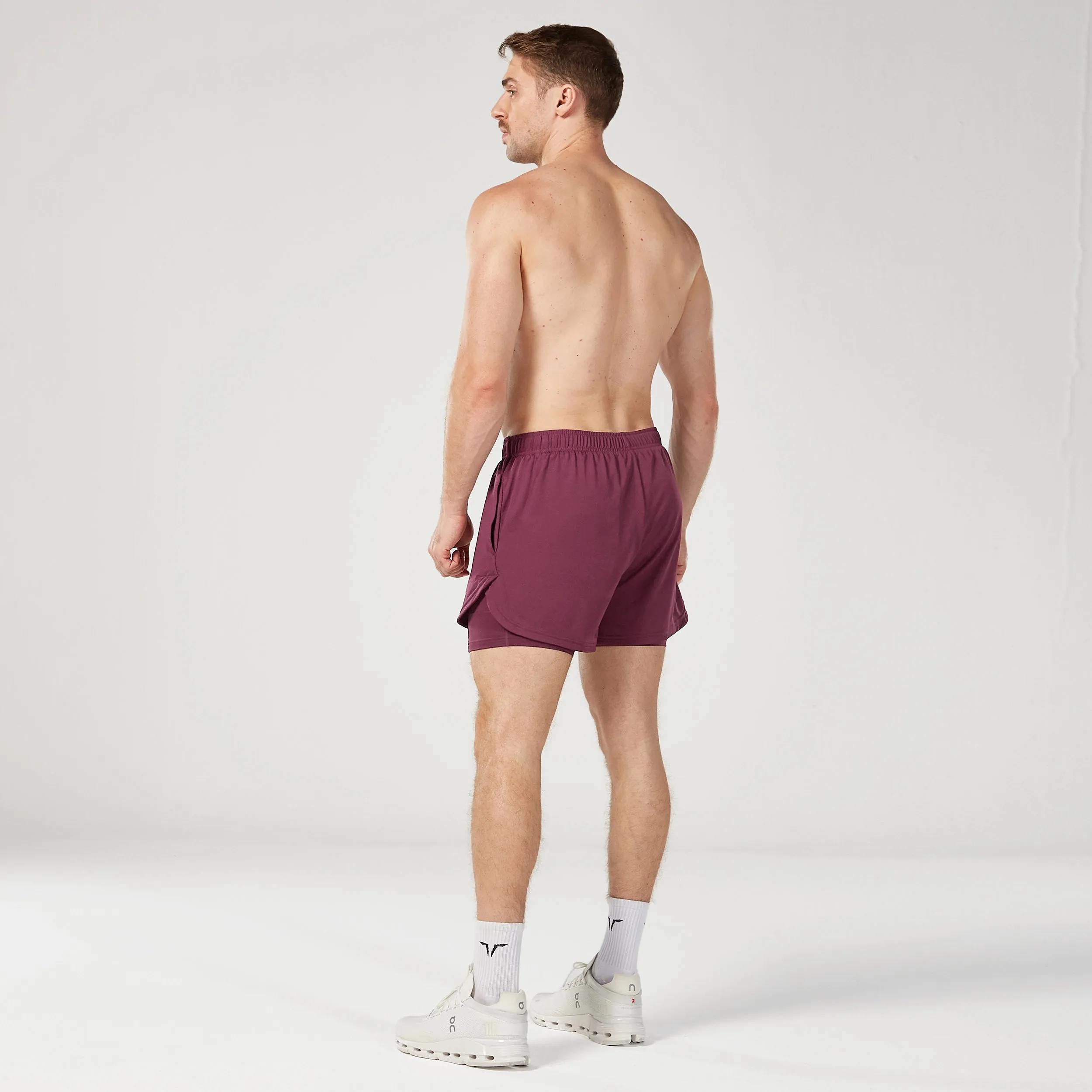 Core Mesh 2-in-1 5" Shorts 2.0 - Burgundy