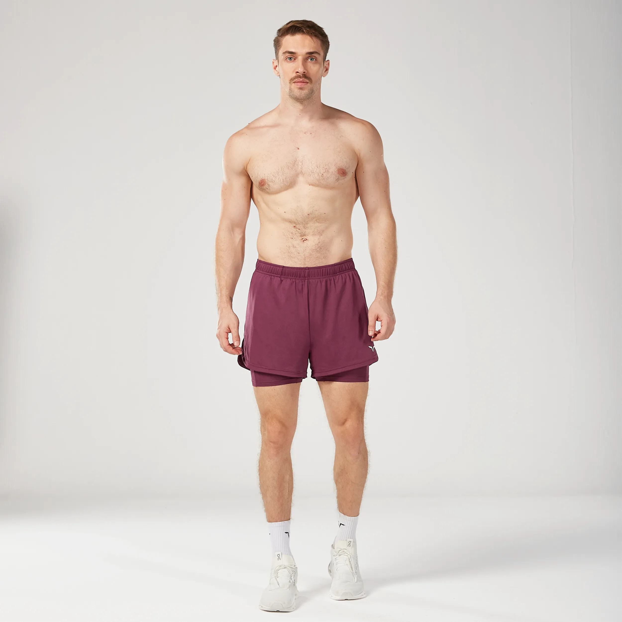 Core Mesh 2-in-1 5" Shorts 2.0 - Burgundy