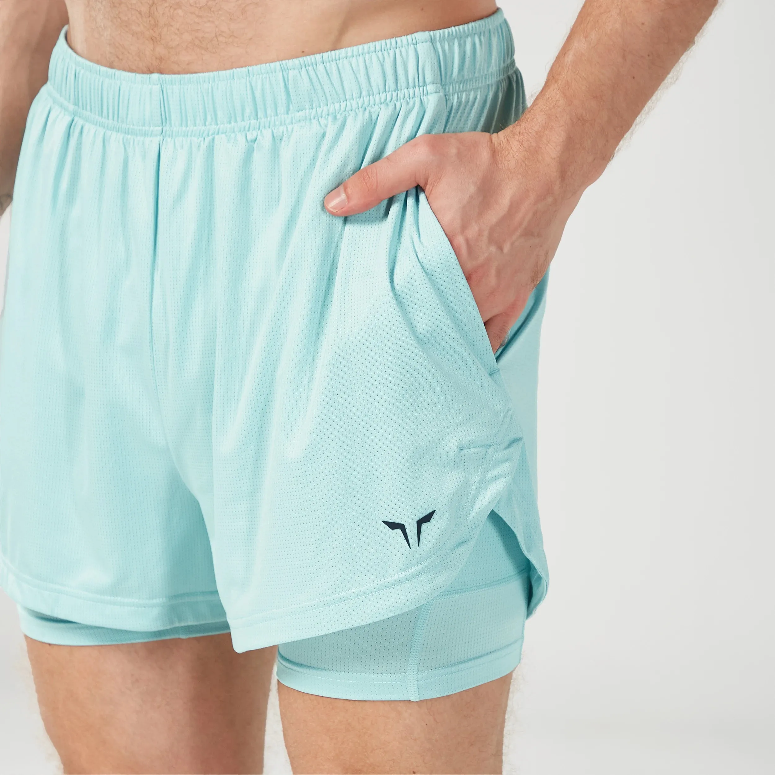 Core Mesh 2-in-1 5" Shorts 2.0 - Canal Blue