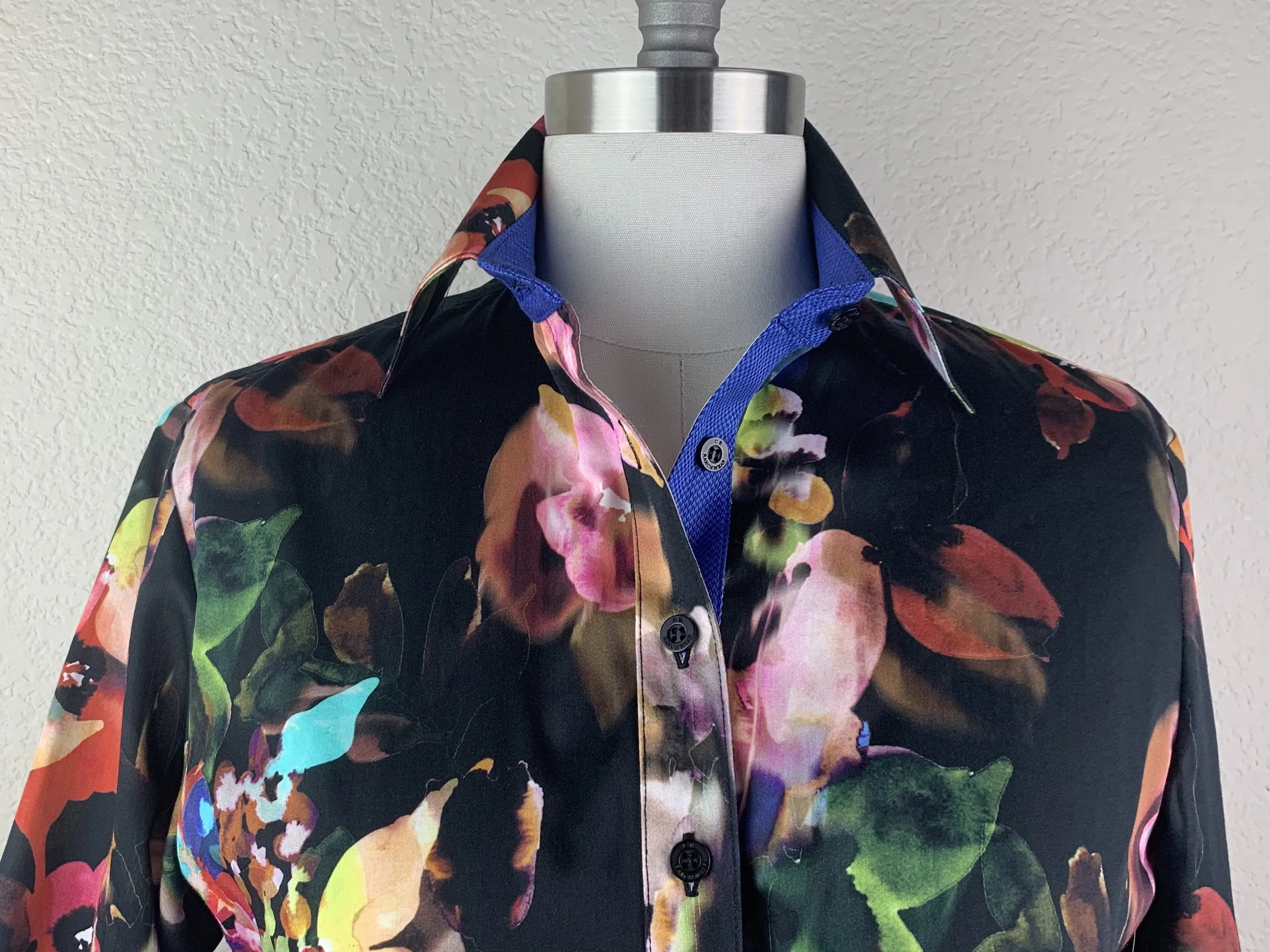 CR Tradition Watercolor Floral Western Shirt