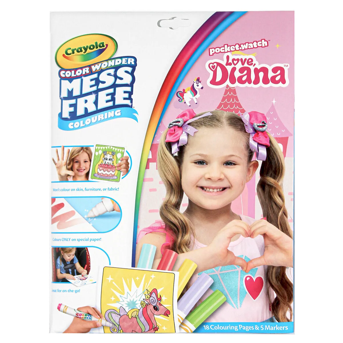 Crayola Color Wonder Mess Free Colouring Love, Diana