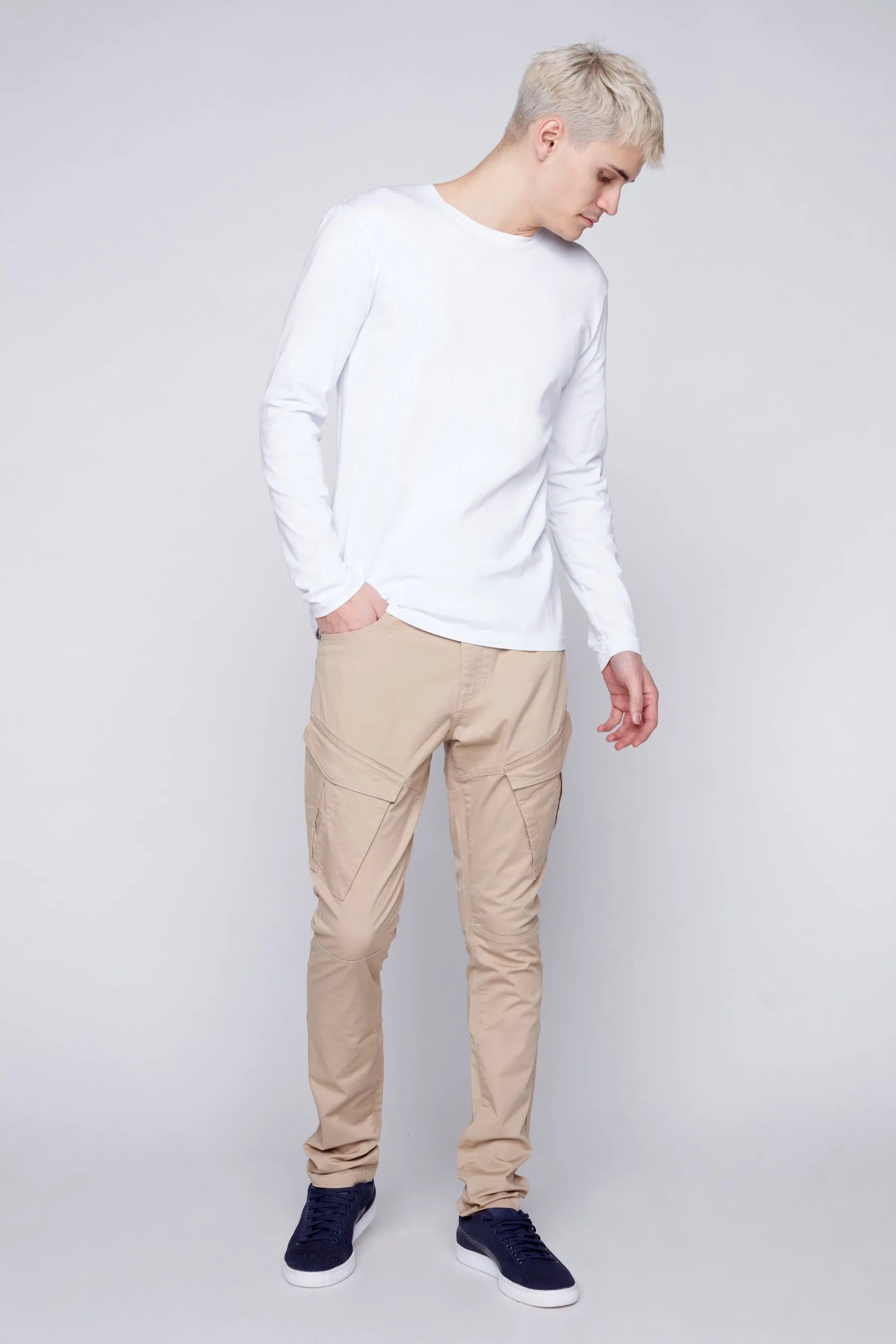 Deluxe 5 Pocket Slim Fit Pants - TAN