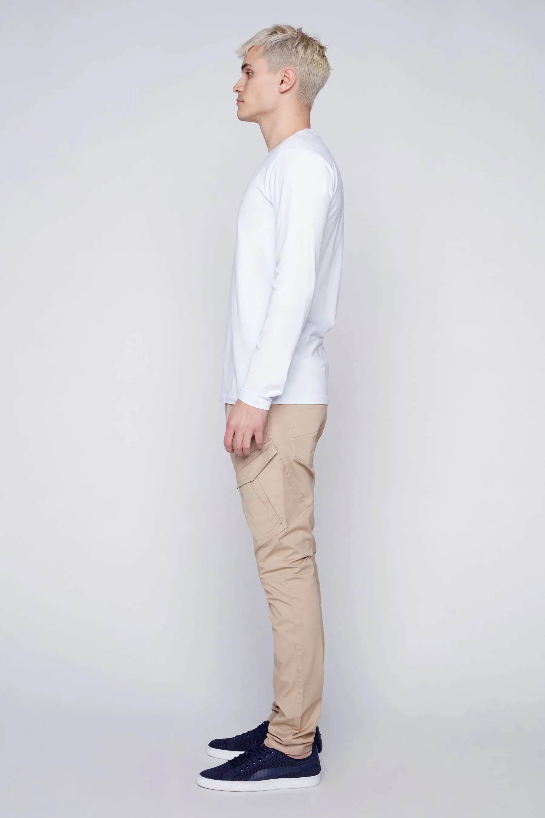 Deluxe 5 Pocket Slim Fit Pants - TAN