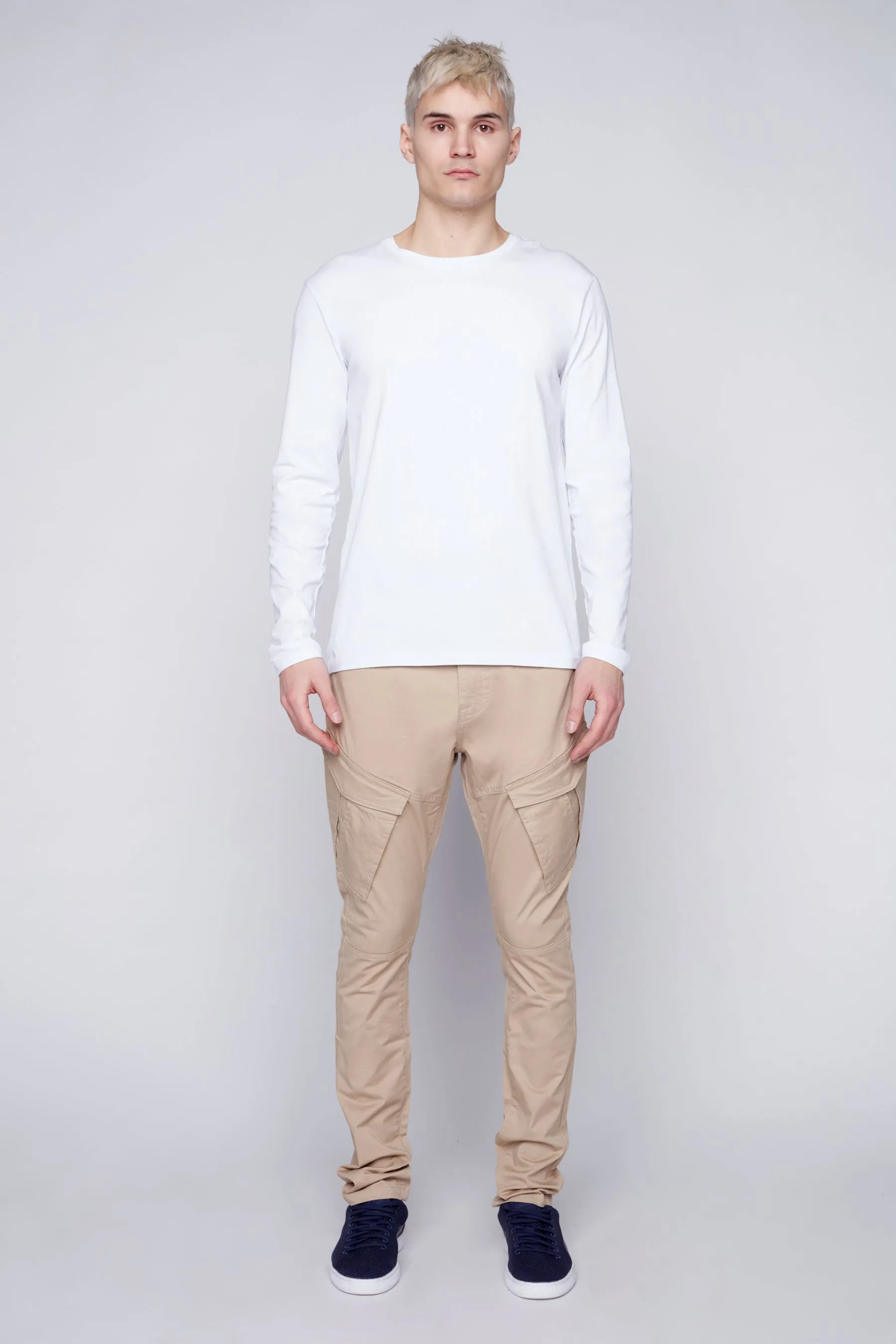 Deluxe 5 Pocket Slim Fit Pants - TAN