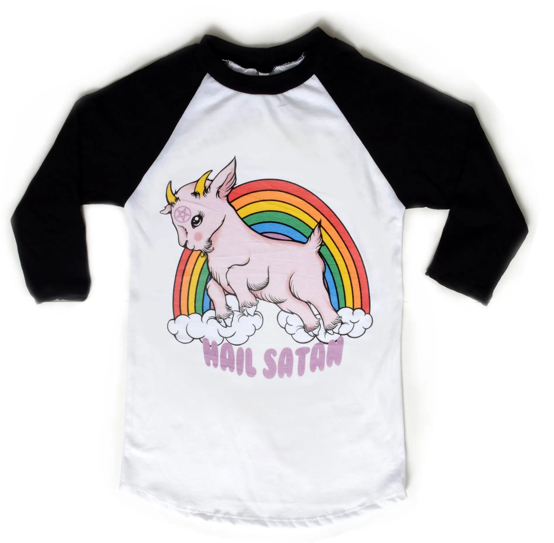 Demon Goat Baseball Tee (Women)