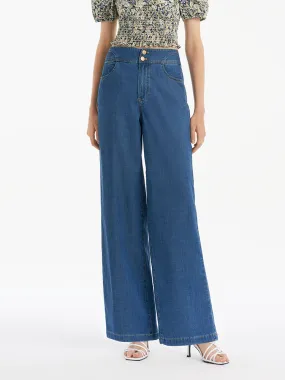 Denim Straight High-Waisted Women Jeans