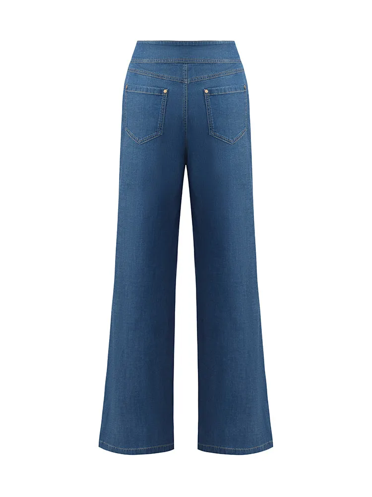 Denim Straight High-Waisted Women Jeans