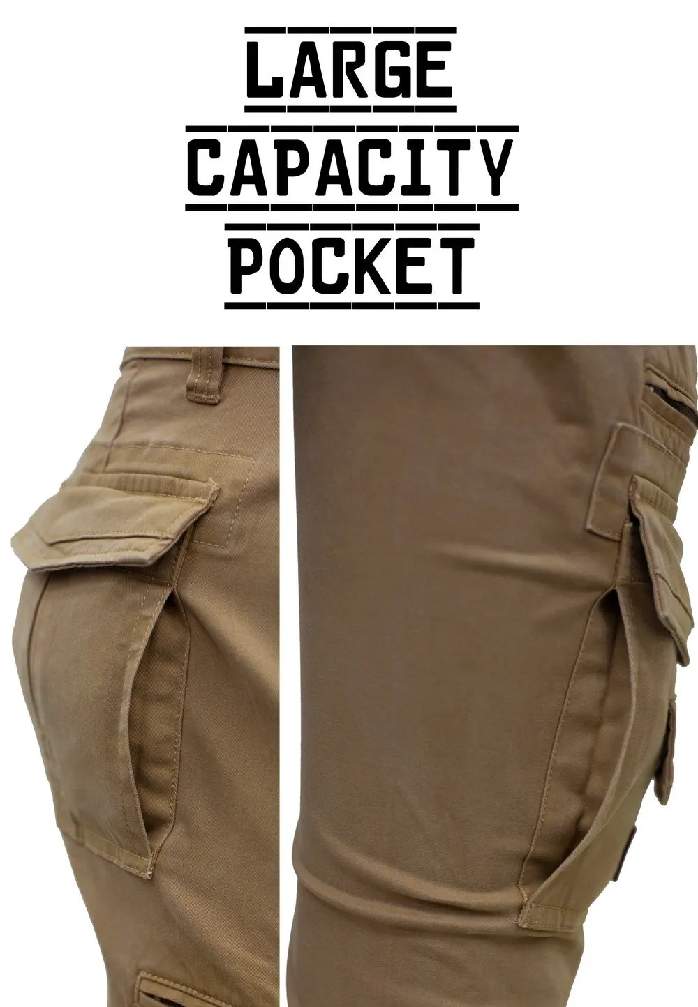 EXHAUST Stretchable Men's Cargo Long pants [Slim Fit] 1226