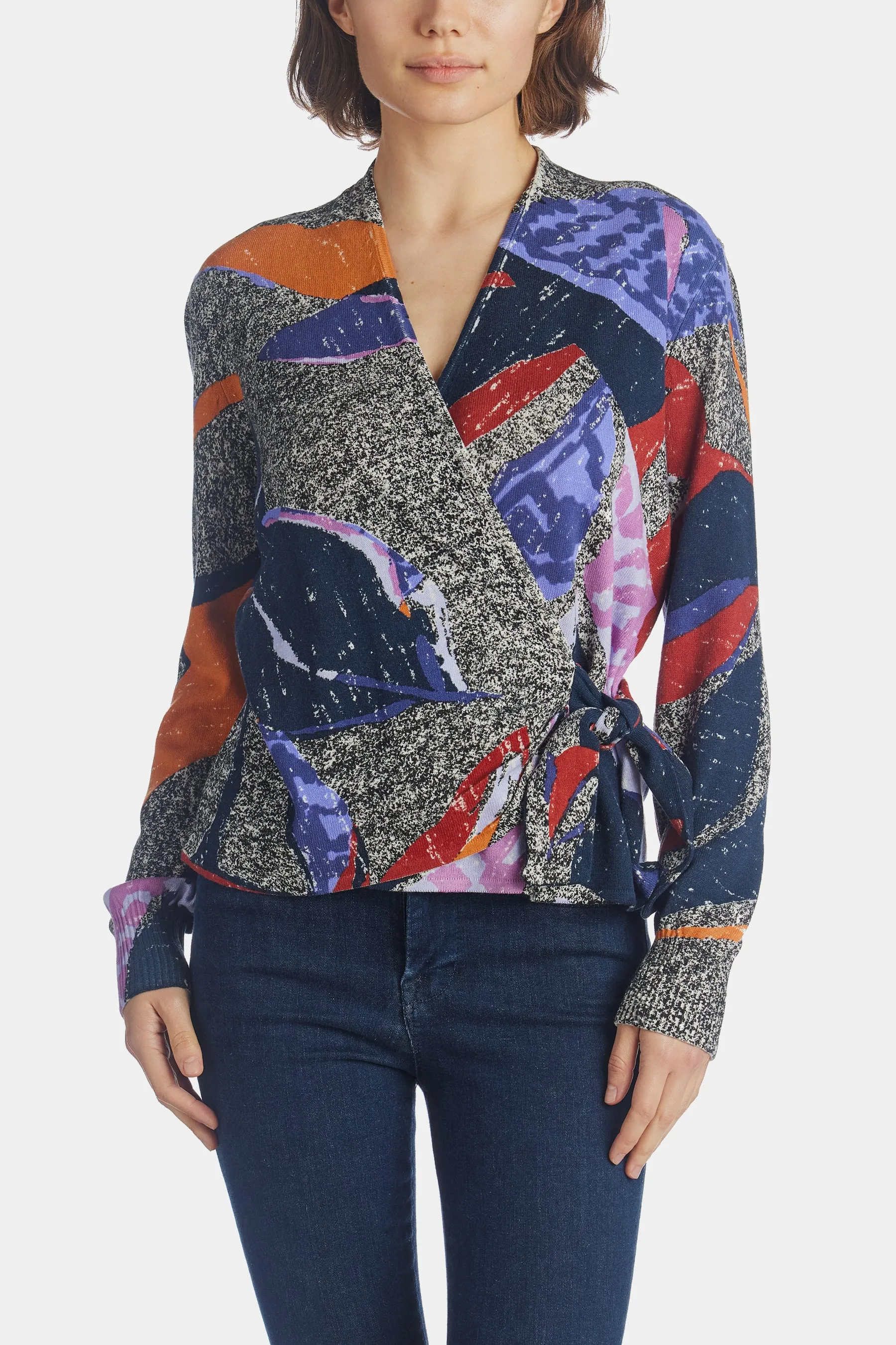 Falling Petals Vital Wrap Sweater