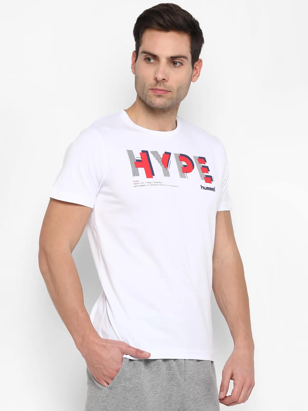 Faun Men Cotton White T-Shirt