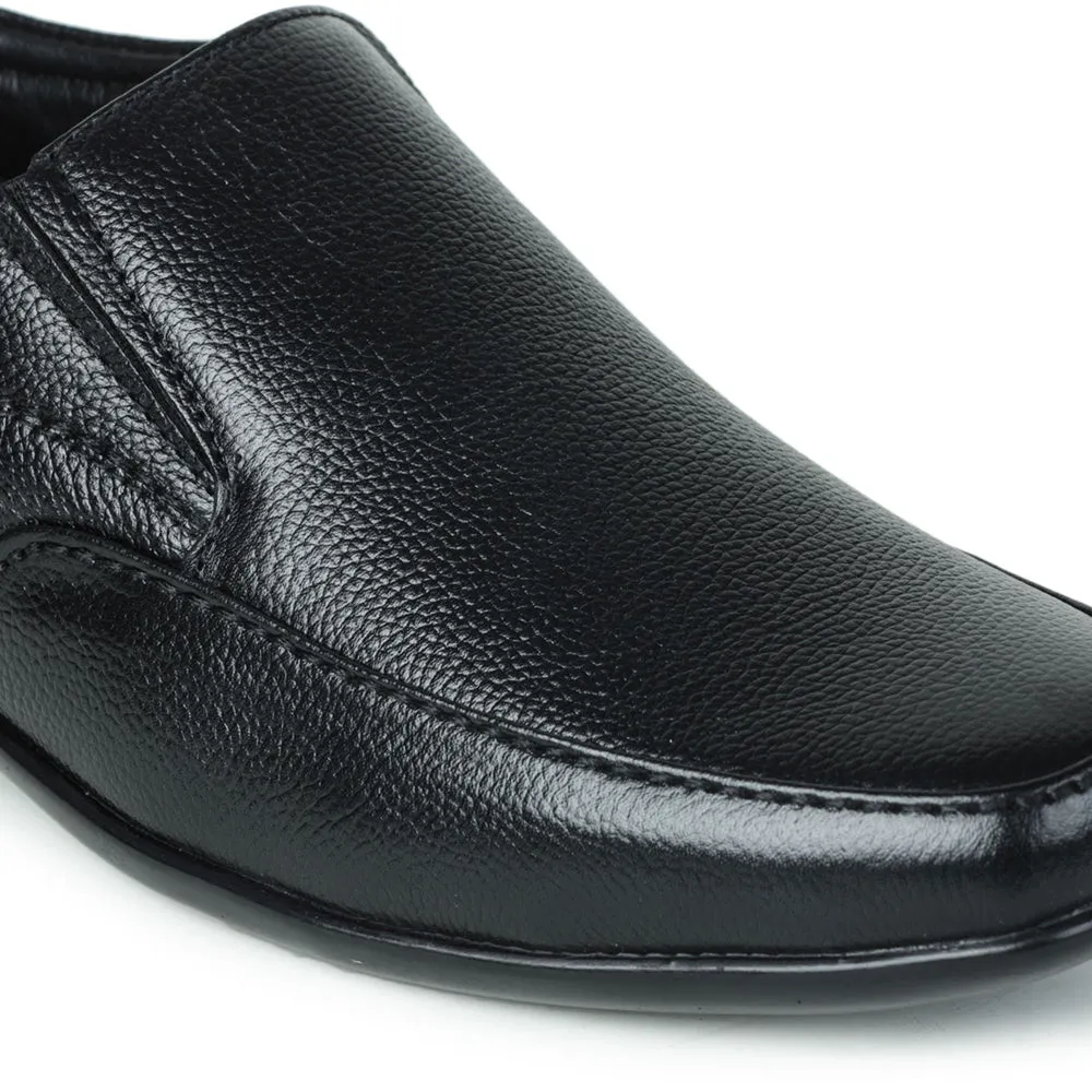 Fortune (Black) Classic Loafer Shoes For Men UVL-25 By Liberty