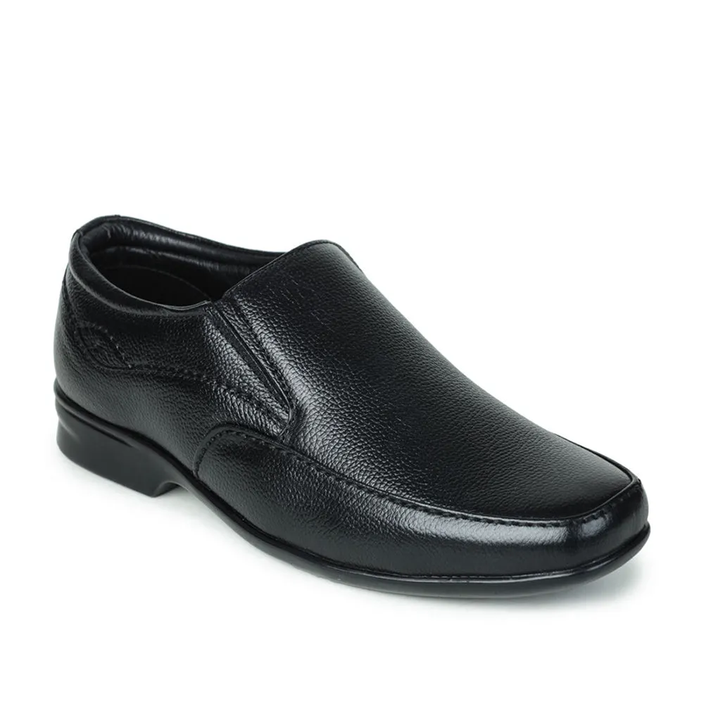 Fortune (Black) Classic Loafer Shoes For Men UVL-25 By Liberty