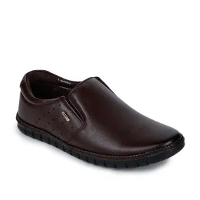 Fortune (Brown) Classic Loafer Shoes For Men BM-2 By Liberty