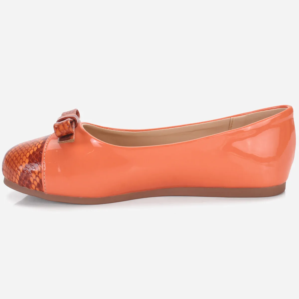 Girls "KITIE" Textured Flat Pumps