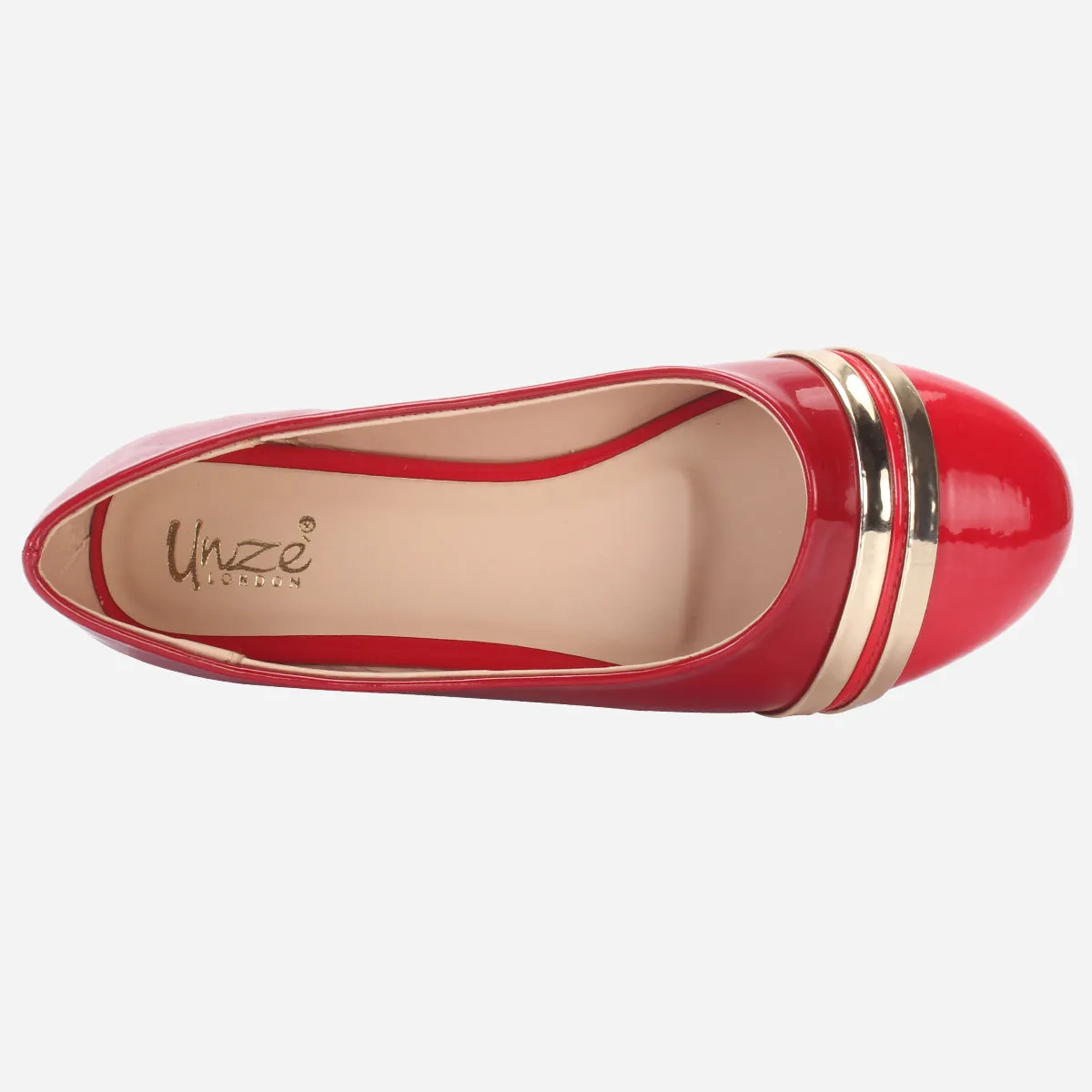 Girls "MIMI" Patent Flat Pumps